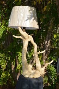 lampe bois flotté Loire