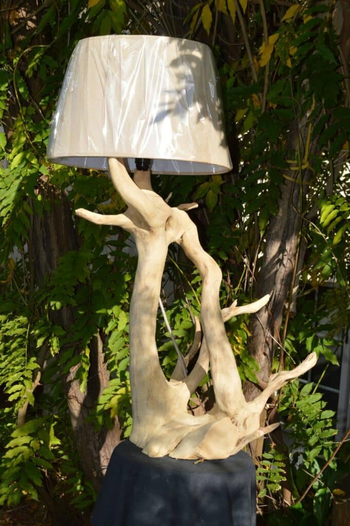 lampe bois flotté Loire
