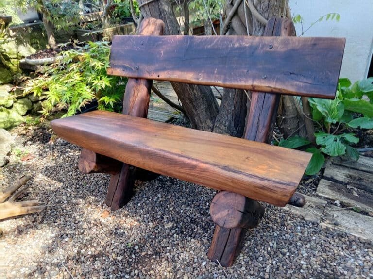 banc charpente chêne